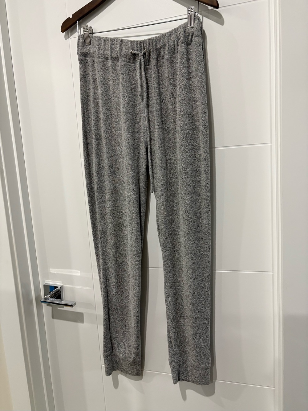 Double Zero Gray Cozy Knit Joggers
